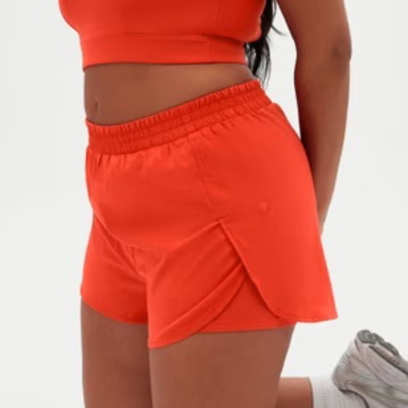Girlfriend Collective Trail Shorts | Blood Orange - Picture 1 of 5